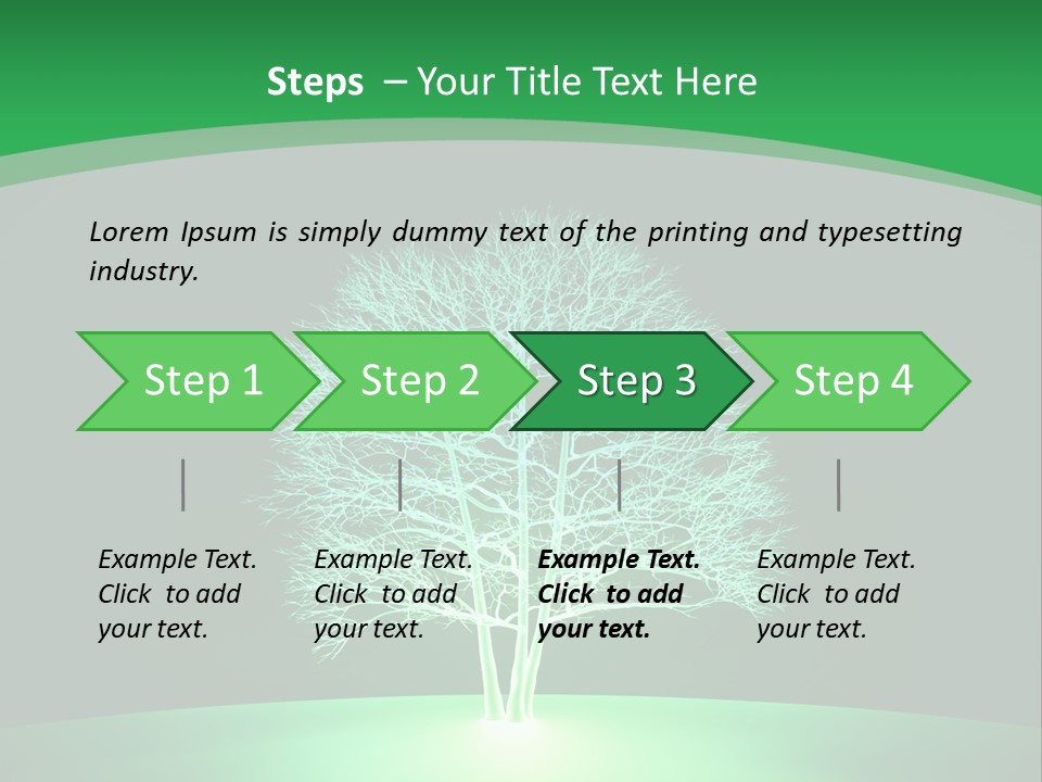 Symbol Eco Ray PowerPoint Template