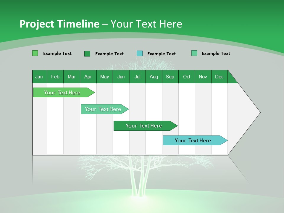 Symbol Eco Ray PowerPoint Template