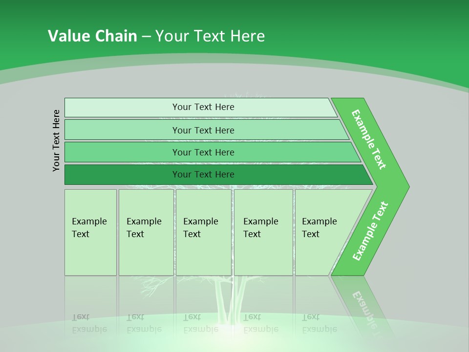 Symbol Eco Ray PowerPoint Template