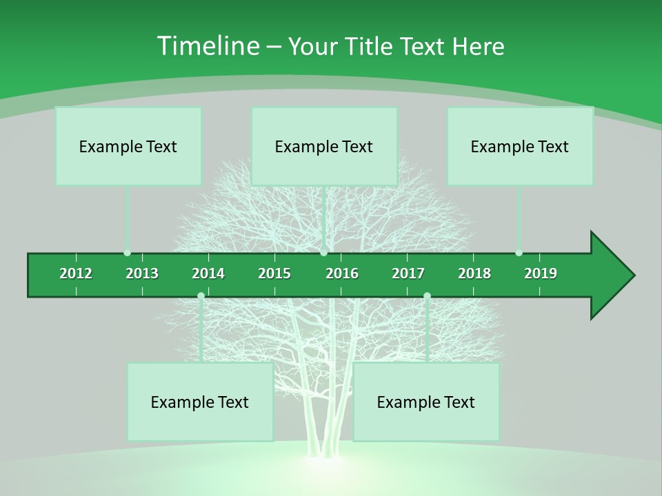 Symbol Eco Ray PowerPoint Template