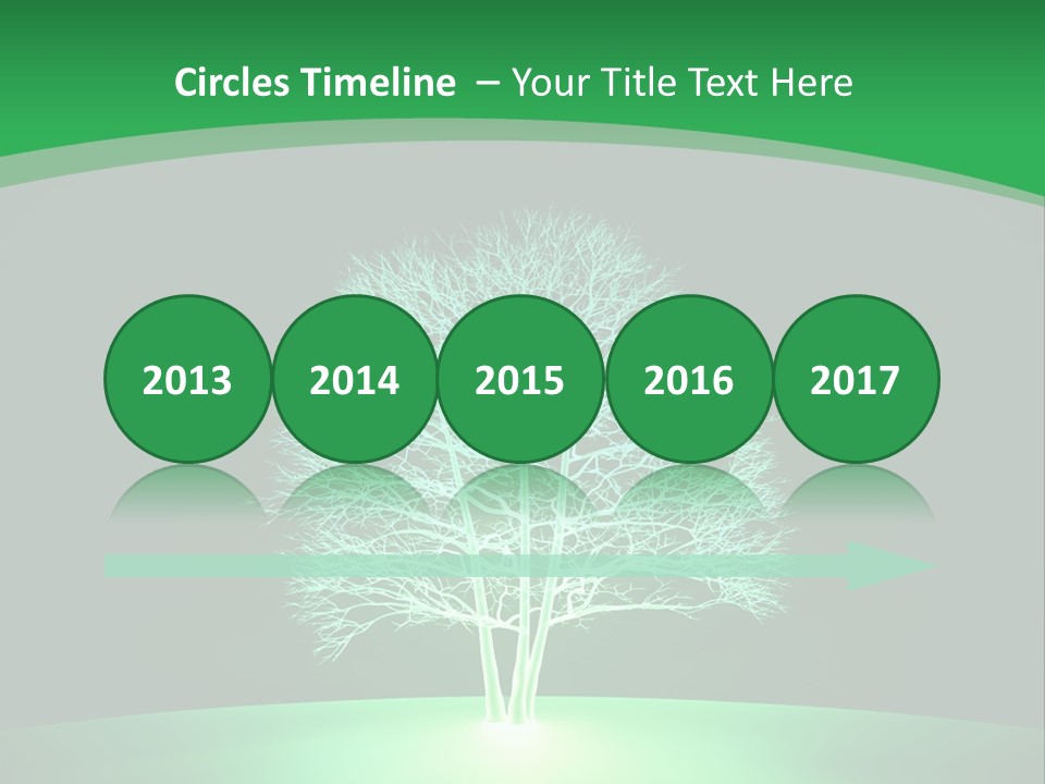 Symbol Eco Ray PowerPoint Template