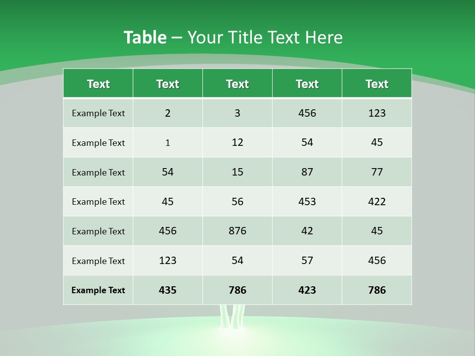 Symbol Eco Ray PowerPoint Template