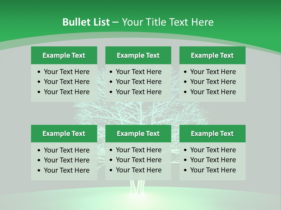 Symbol Eco Ray PowerPoint Template