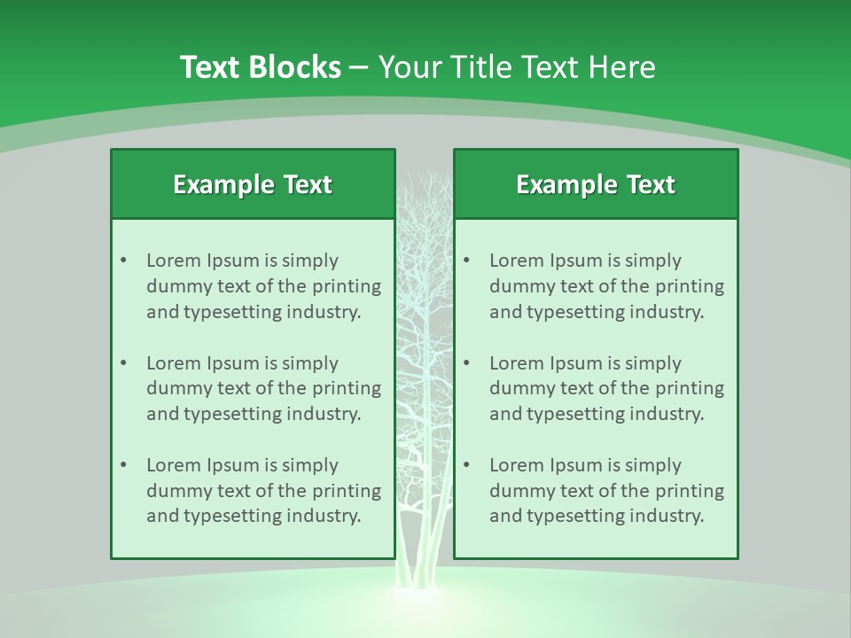 Symbol Eco Ray PowerPoint Template