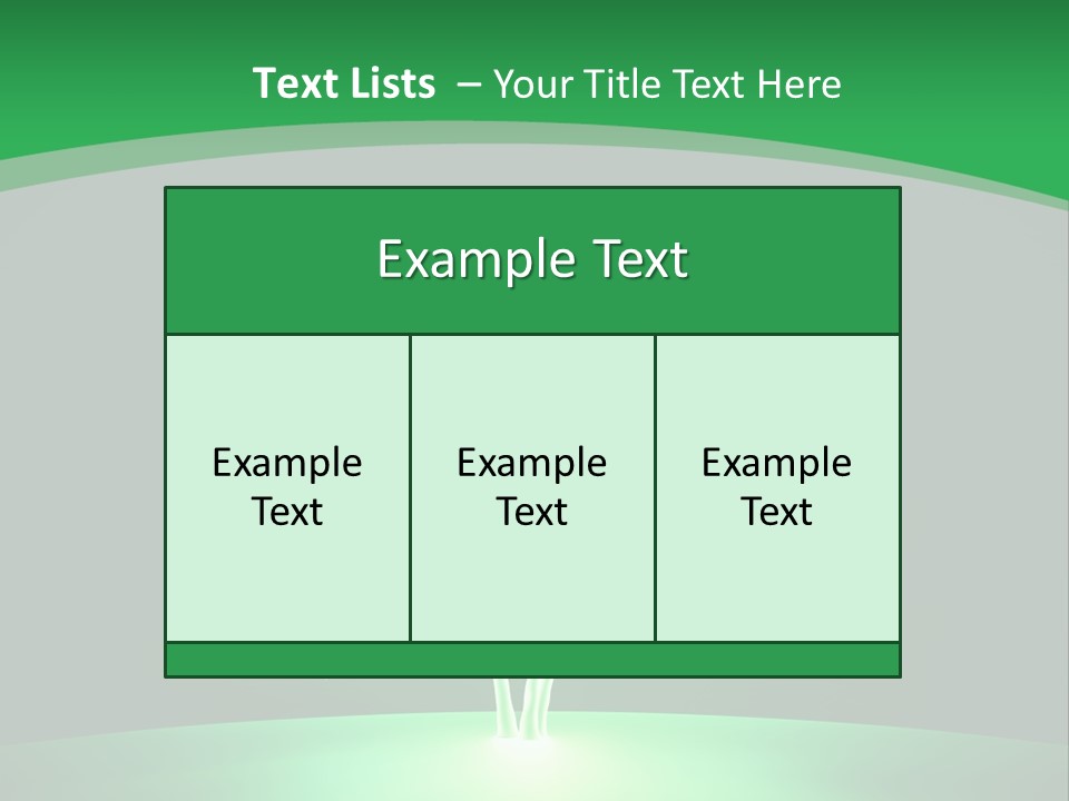 Symbol Eco Ray PowerPoint Template