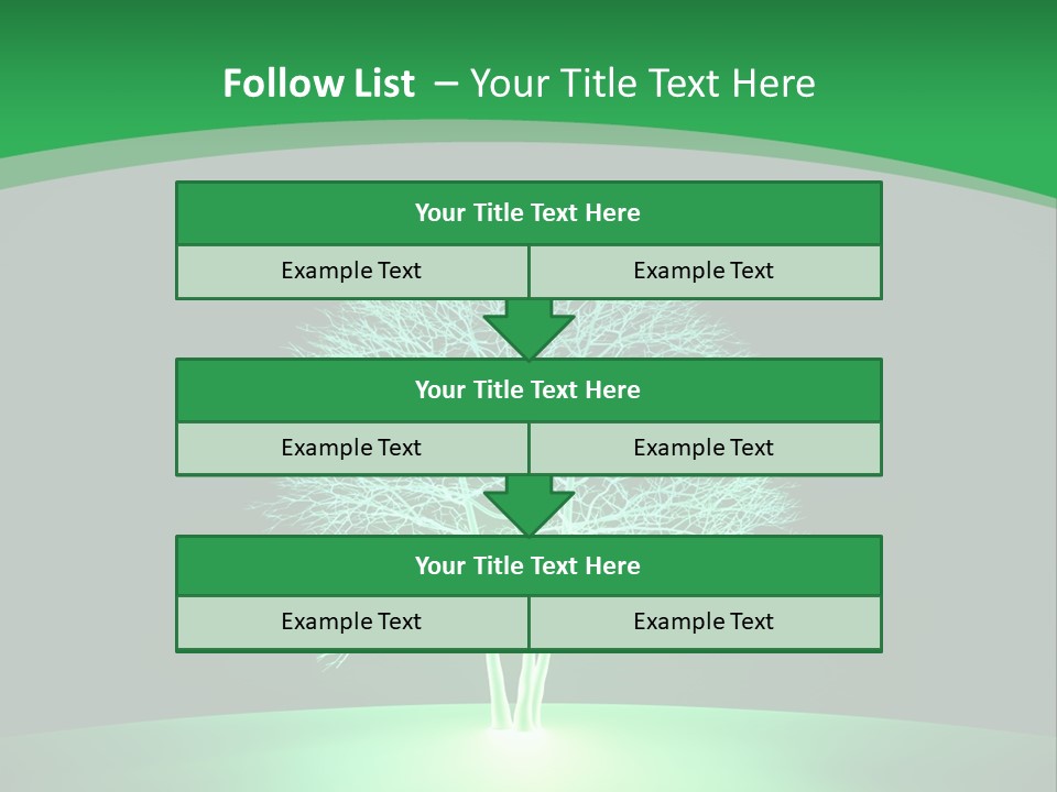 Symbol Eco Ray PowerPoint Template