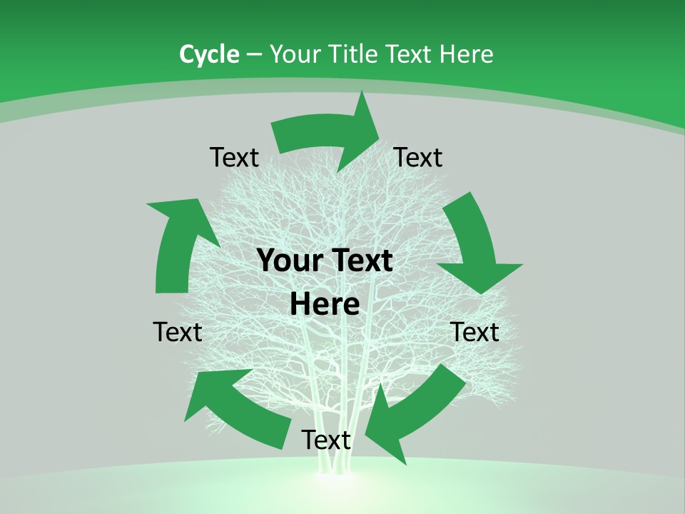 Symbol Eco Ray PowerPoint Template