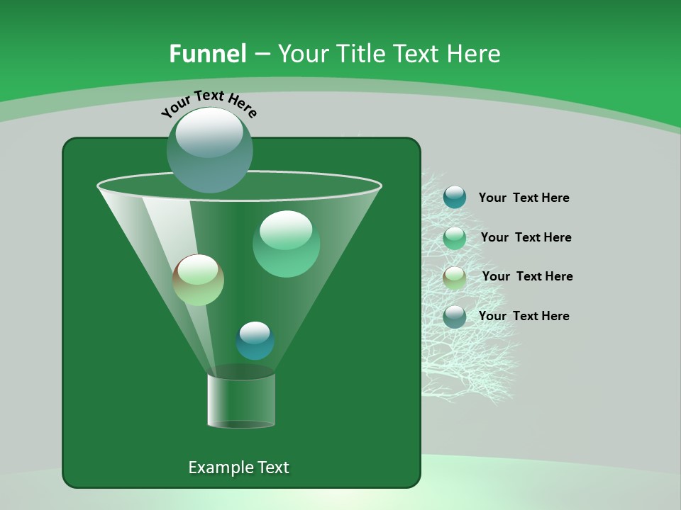 Symbol Eco Ray PowerPoint Template