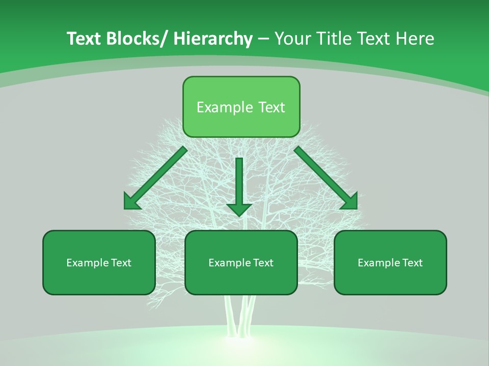 Symbol Eco Ray PowerPoint Template