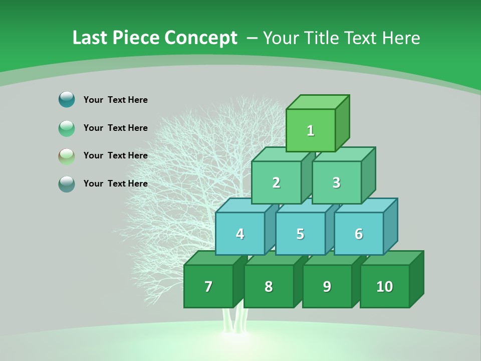 Symbol Eco Ray PowerPoint Template