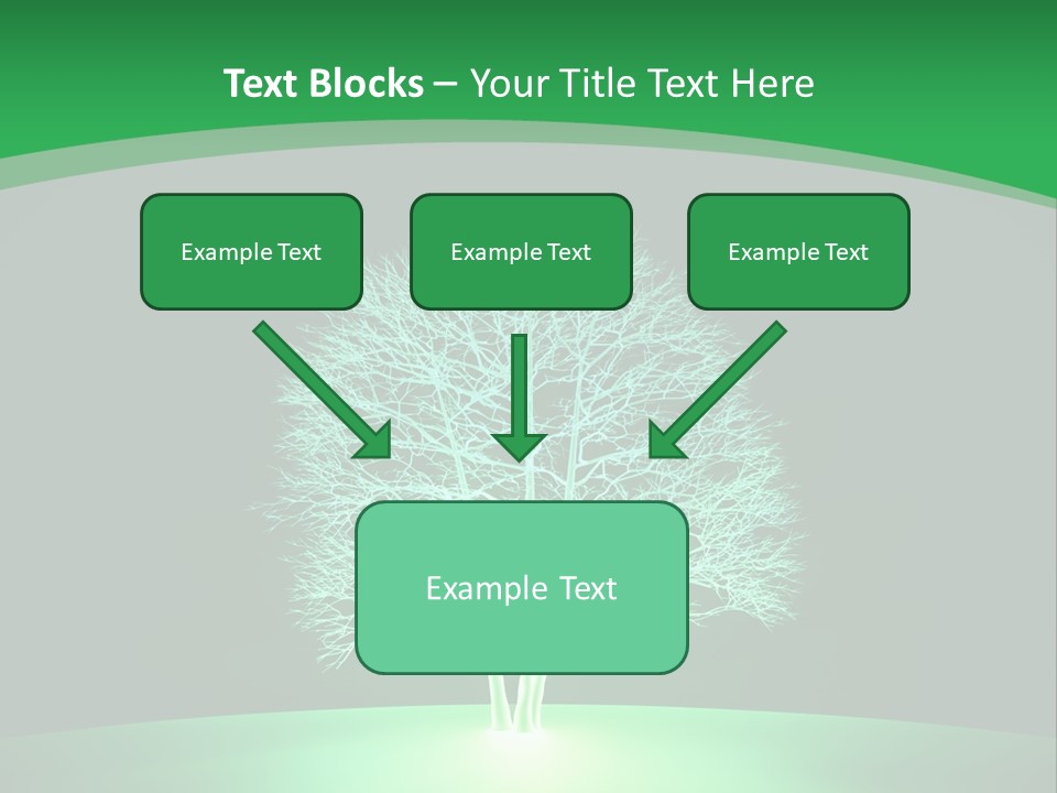 Symbol Eco Ray PowerPoint Template