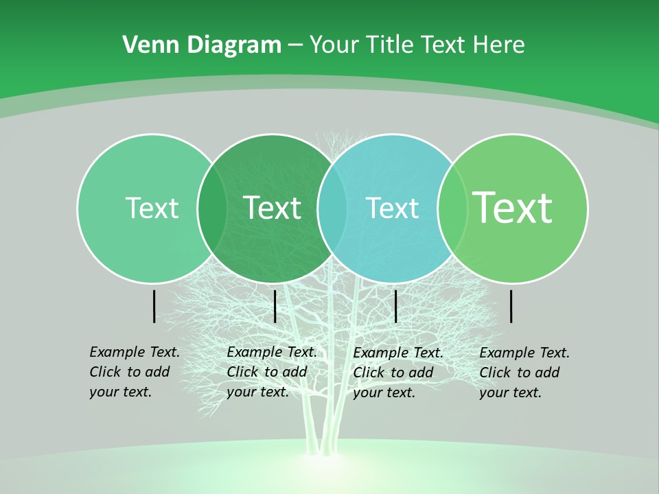 Symbol Eco Ray PowerPoint Template