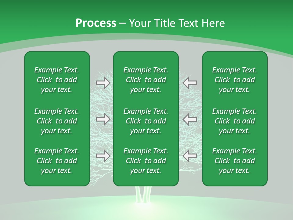 Symbol Eco Ray PowerPoint Template