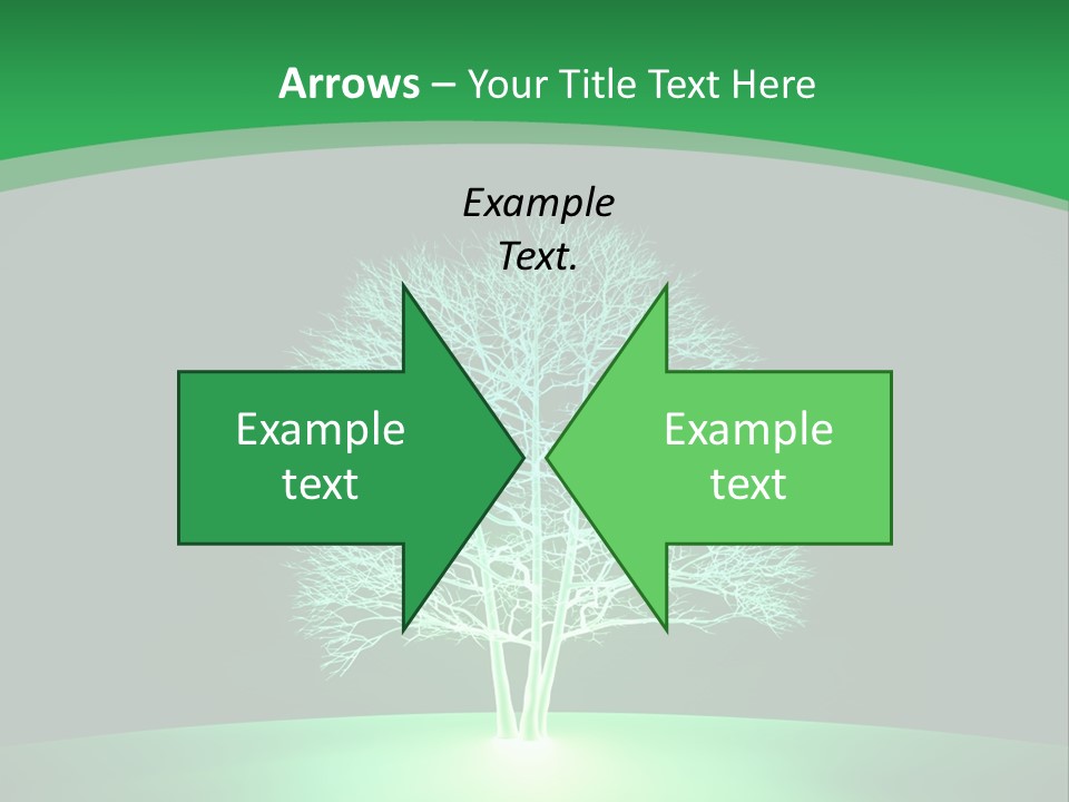 Symbol Eco Ray PowerPoint Template