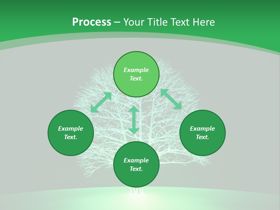 Symbol Eco Ray PowerPoint Template
