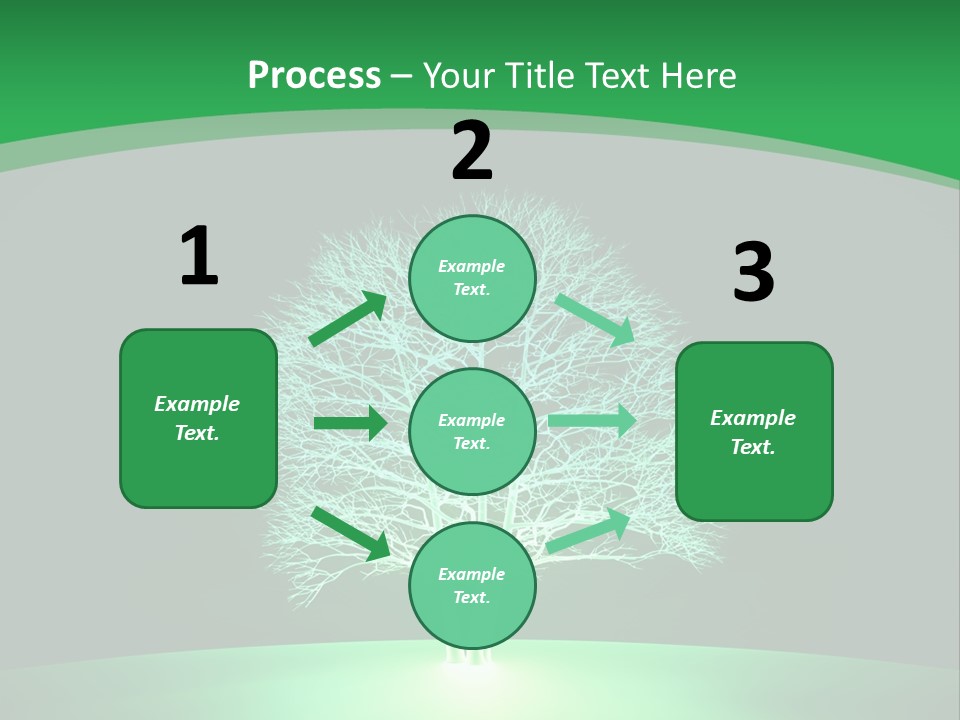 Symbol Eco Ray PowerPoint Template