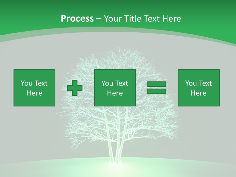 Symbol Eco Ray PowerPoint Template
