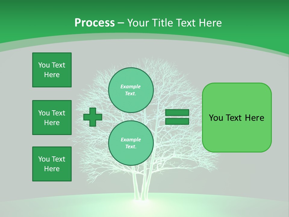 Symbol Eco Ray PowerPoint Template