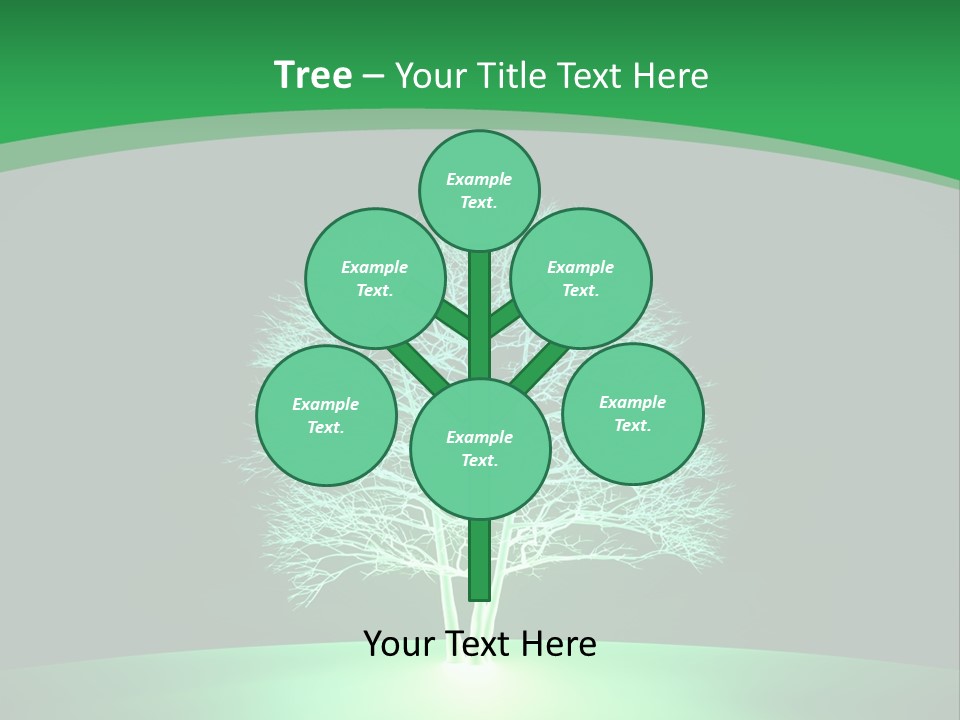 Symbol Eco Ray PowerPoint Template