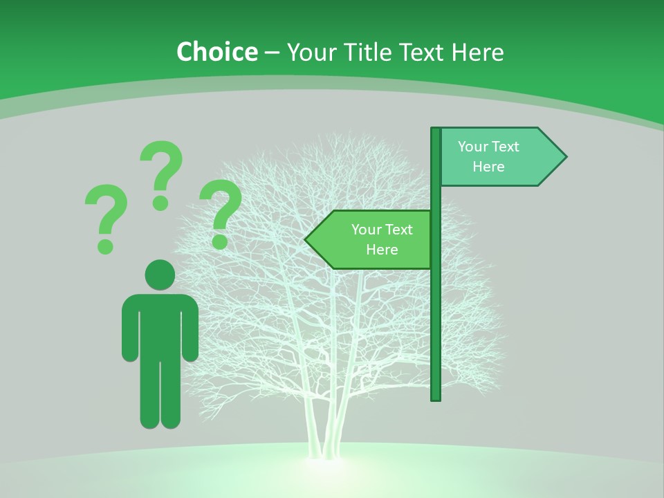 Symbol Eco Ray PowerPoint Template