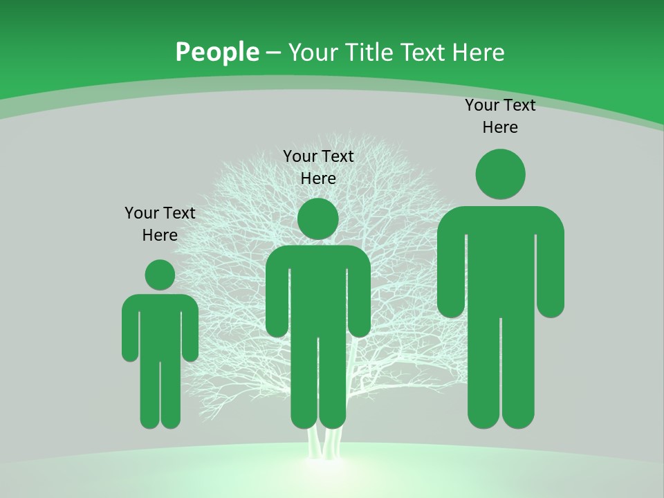 Symbol Eco Ray PowerPoint Template