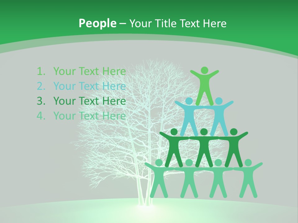 Symbol Eco Ray PowerPoint Template