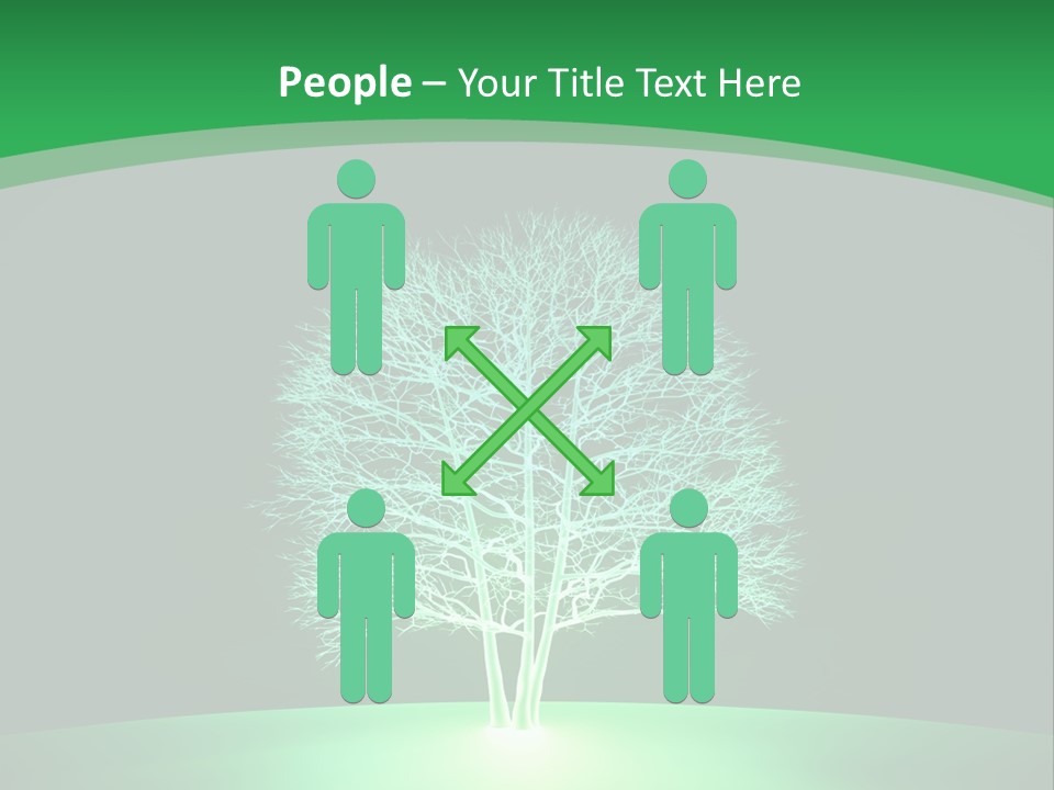 Symbol Eco Ray PowerPoint Template