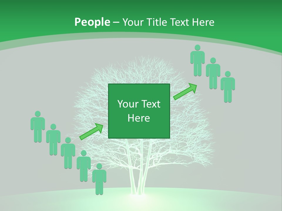 Symbol Eco Ray PowerPoint Template