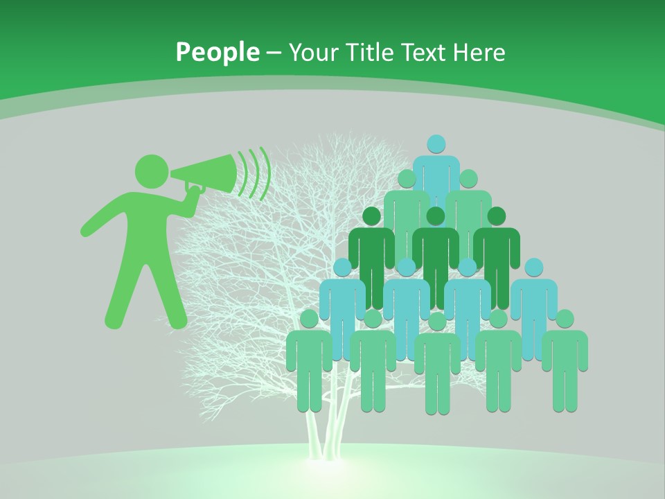 Symbol Eco Ray PowerPoint Template