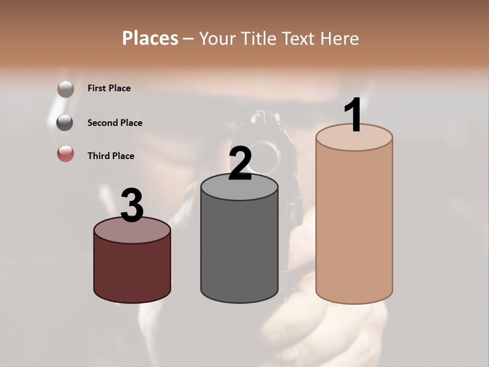 Police Bulls Eye Military PowerPoint Template