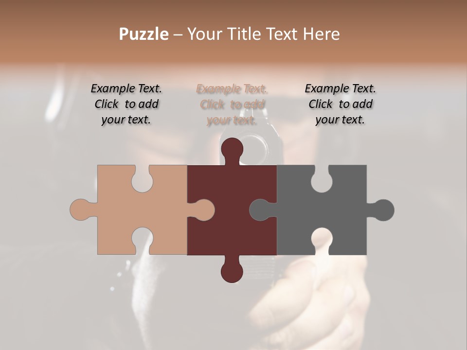 Police Bulls Eye Military PowerPoint Template