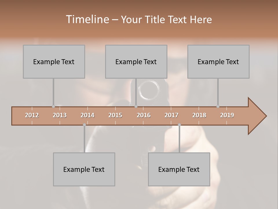 Police Bulls Eye Military PowerPoint Template