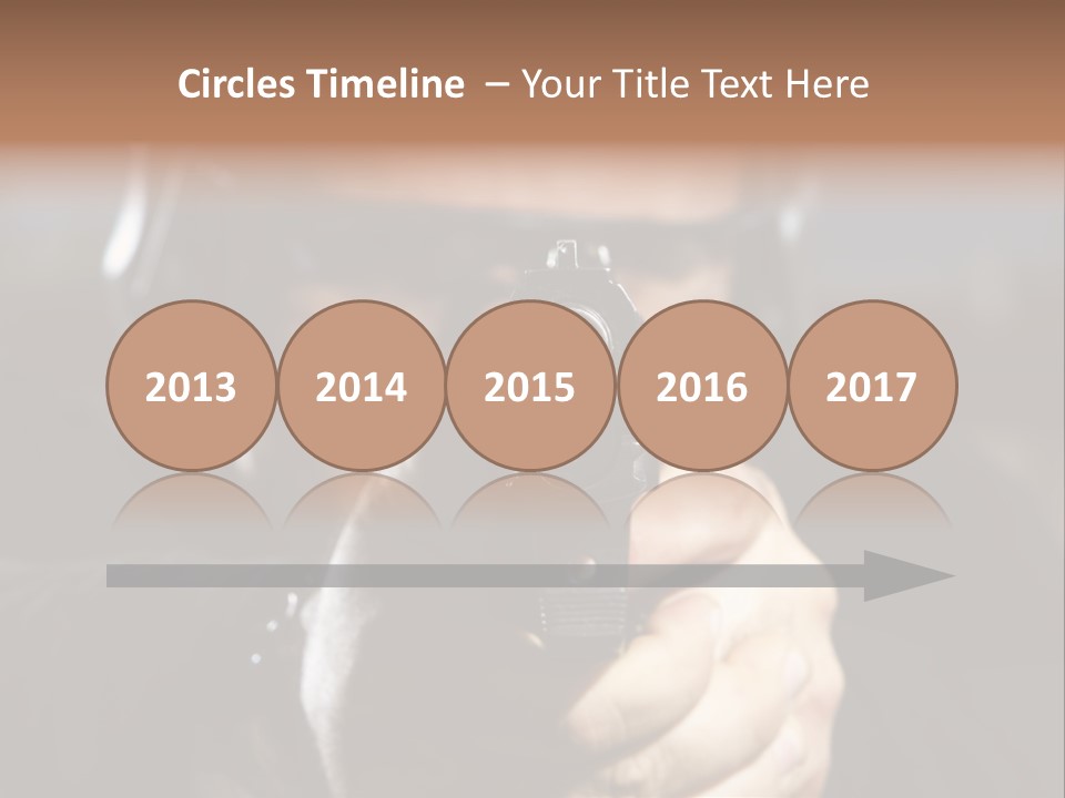 Police Bulls Eye Military PowerPoint Template