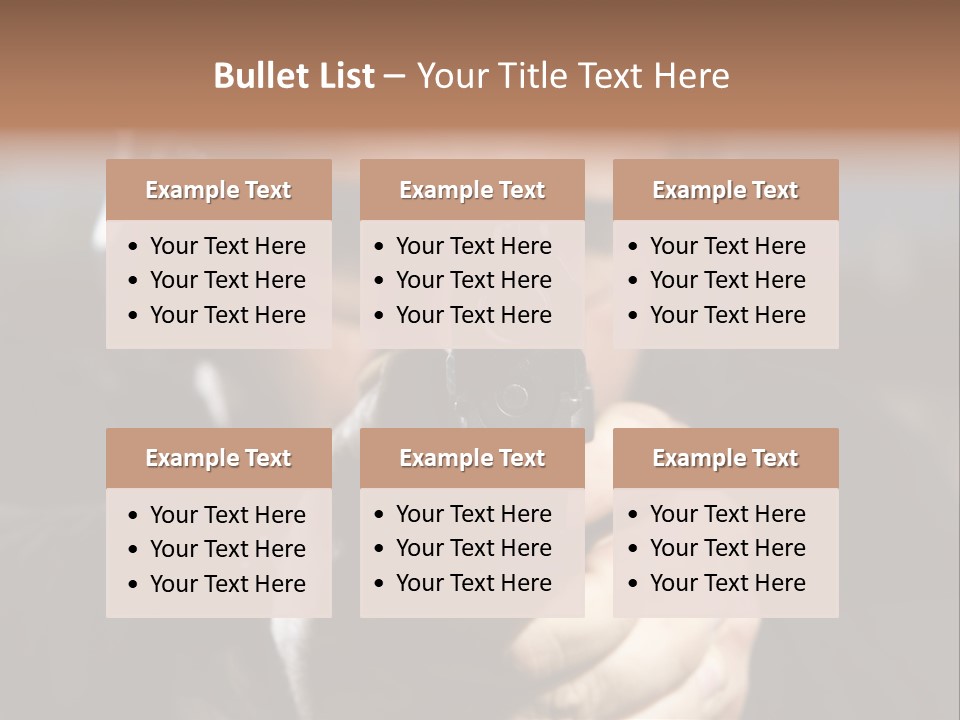 Police Bulls Eye Military PowerPoint Template