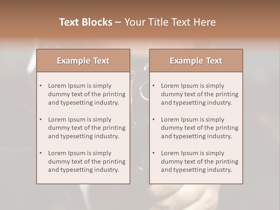 Police Bulls Eye Military PowerPoint Template