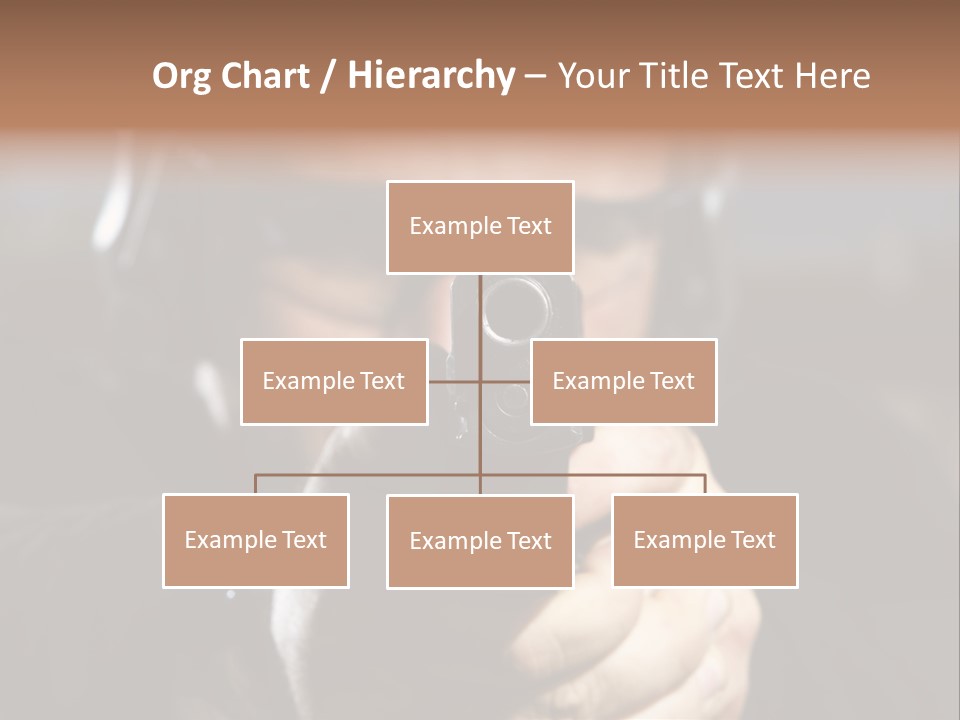 Police Bulls Eye Military PowerPoint Template