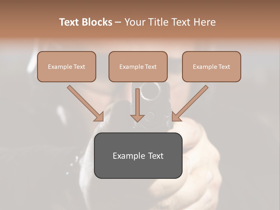 Police Bulls Eye Military PowerPoint Template