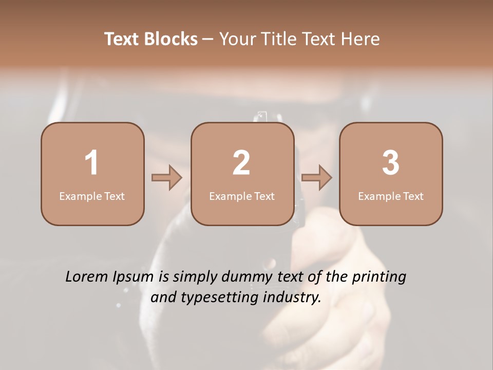 Police Bulls Eye Military PowerPoint Template