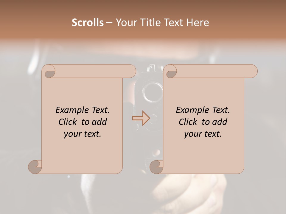 Police Bulls Eye Military PowerPoint Template
