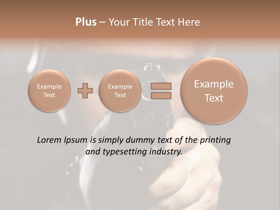 Police Bulls Eye Military PowerPoint Template