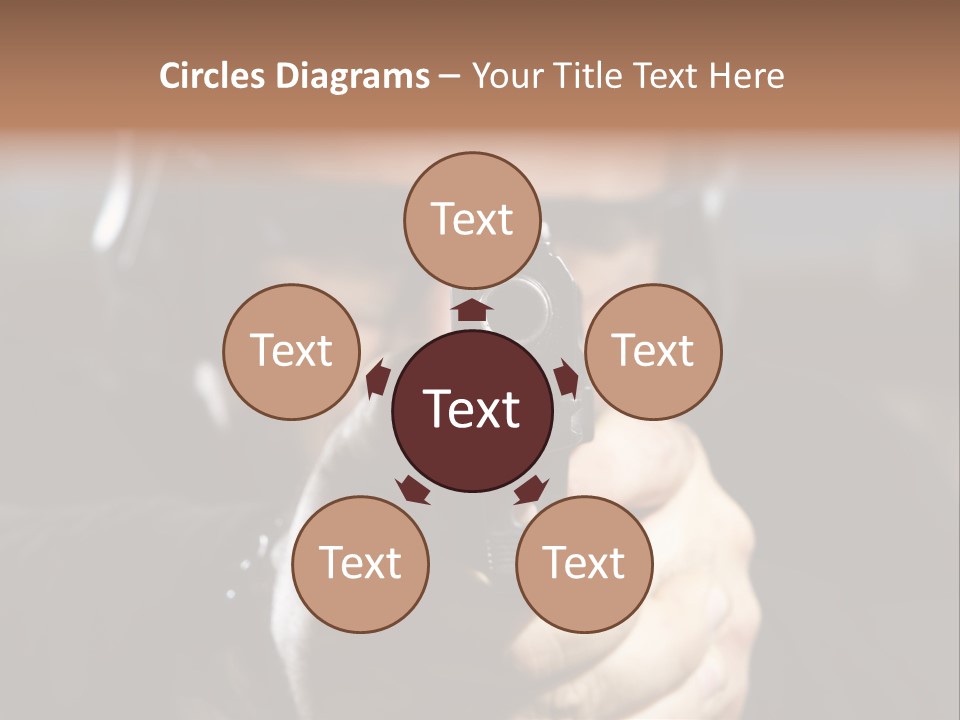 Police Bulls Eye Military PowerPoint Template