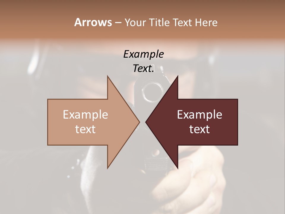 Police Bulls Eye Military PowerPoint Template