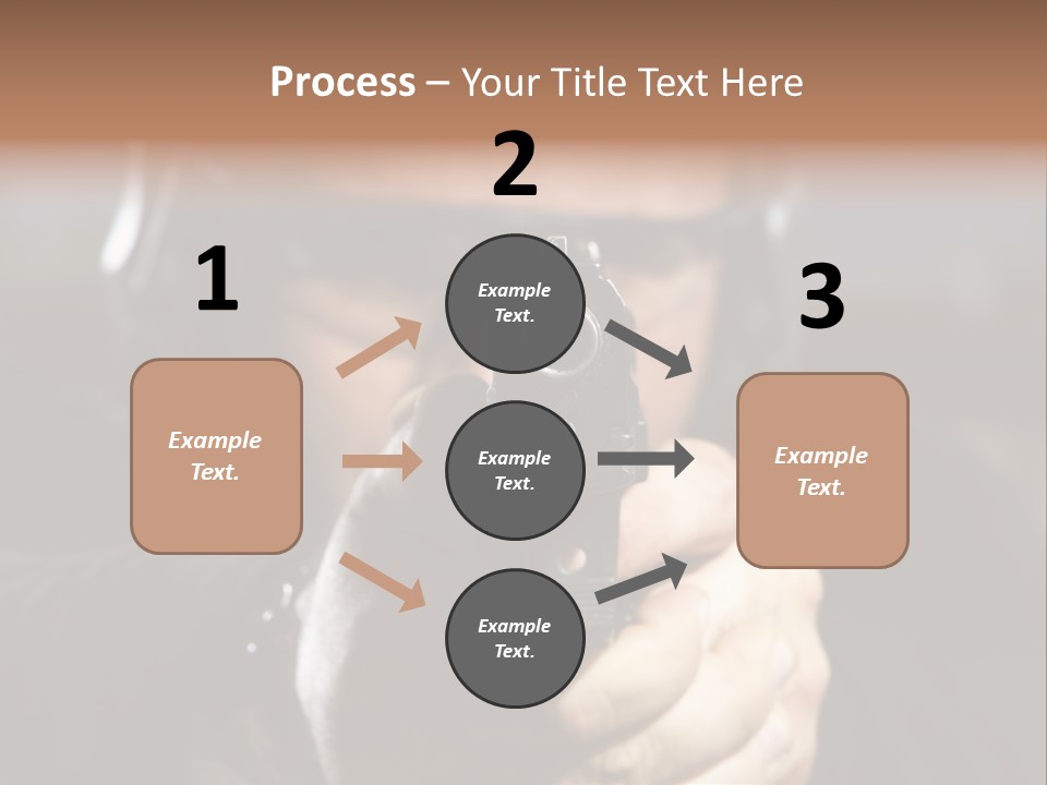 Police Bulls Eye Military PowerPoint Template