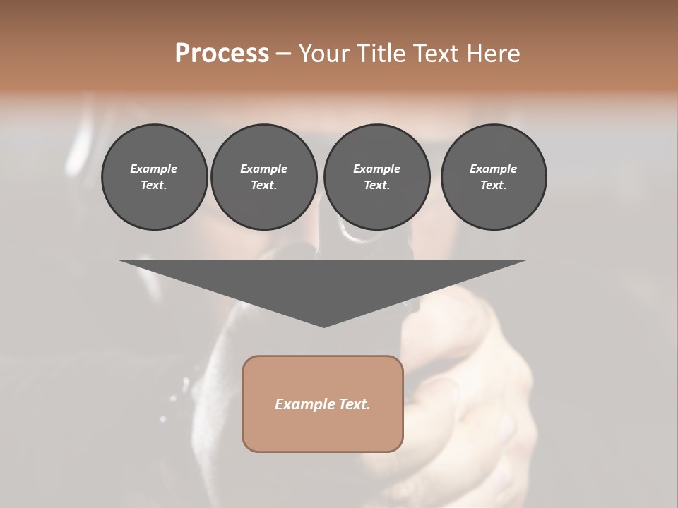 Police Bulls Eye Military PowerPoint Template