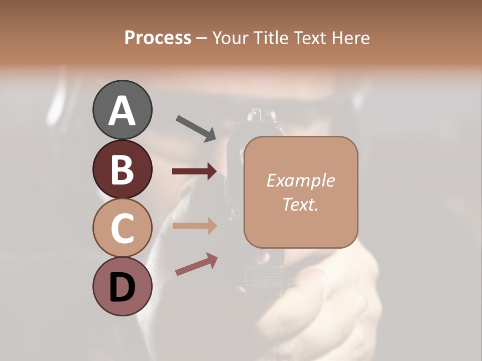 Police Bulls Eye Military PowerPoint Template
