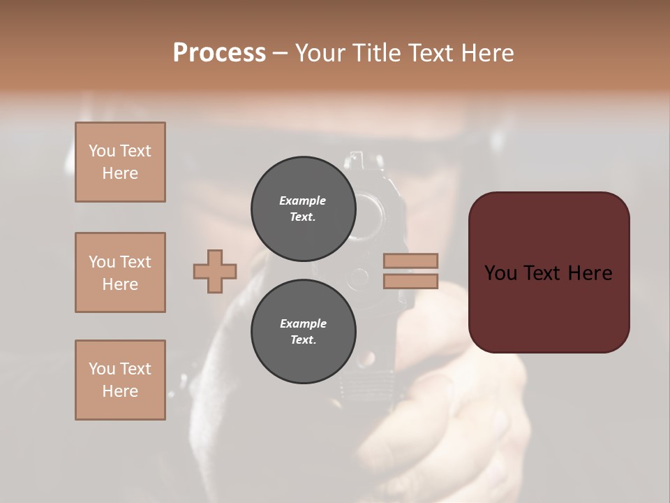 Police Bulls Eye Military PowerPoint Template