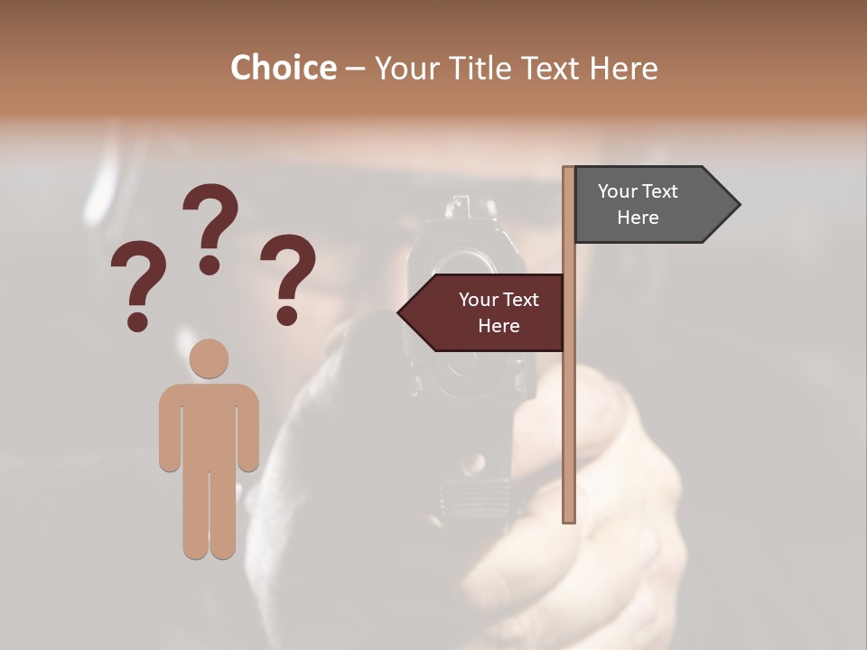 Police Bulls Eye Military PowerPoint Template