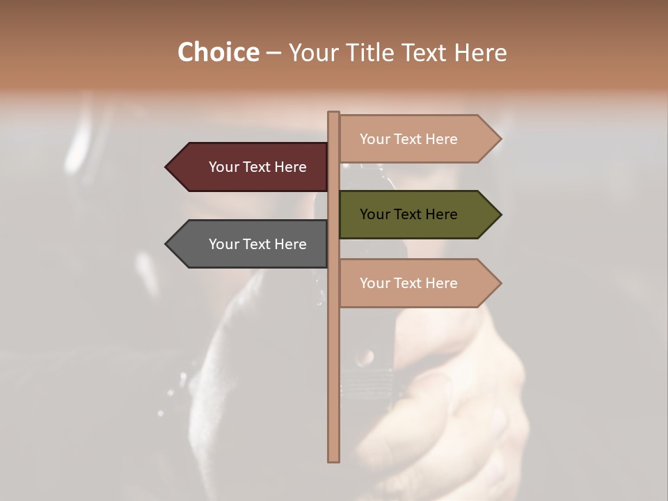Police Bulls Eye Military PowerPoint Template