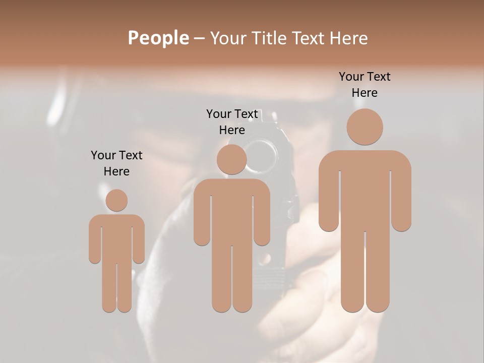 Police Bulls Eye Military PowerPoint Template