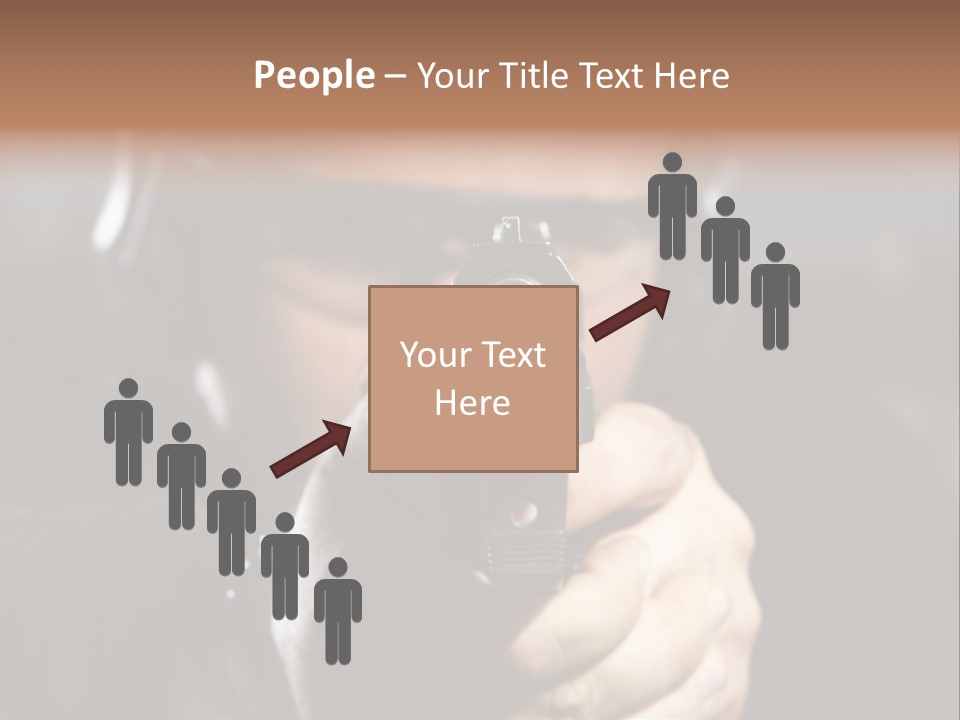 Police Bulls Eye Military PowerPoint Template